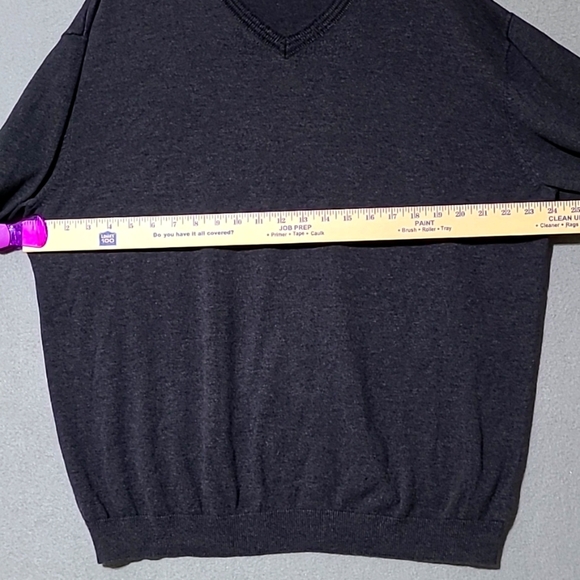 AXIST Men's Charcoal Gray V-Neck Long Sleeve Sweater - Size XXL‎ - Picture 9 of 11